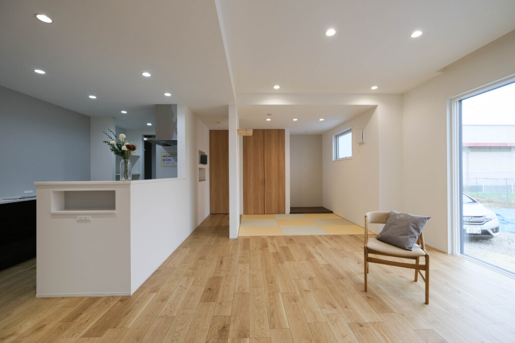 超高性能、回遊動線、すっきりとしたシンプルデザイン。共感できる平屋住宅が完成しました。